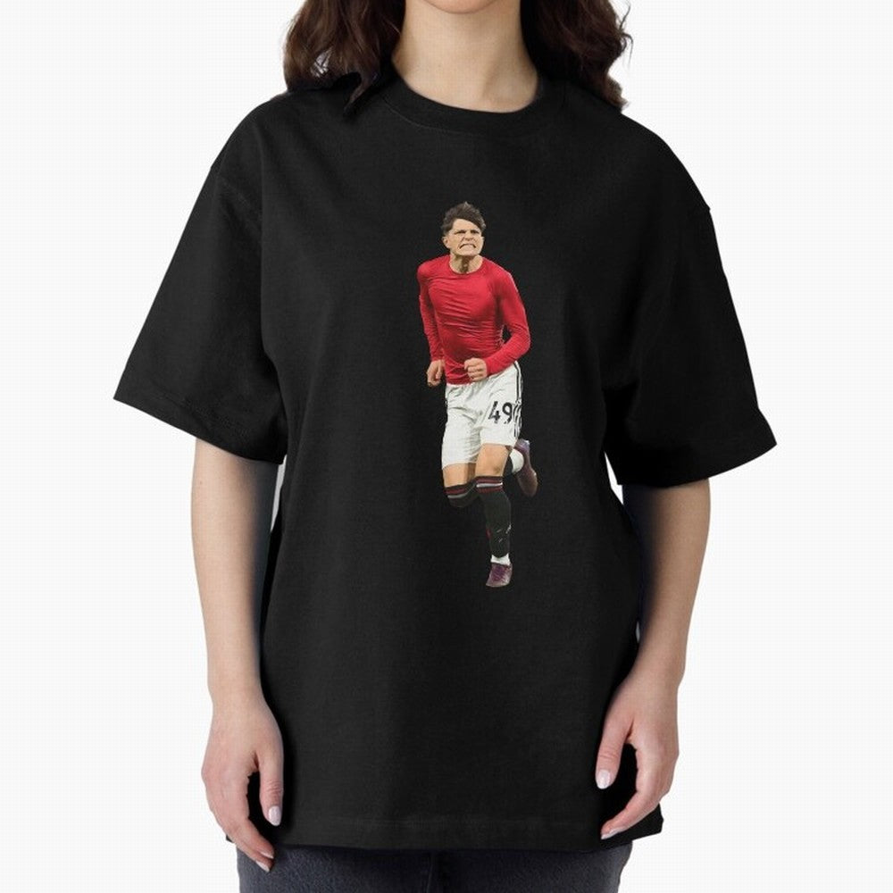 Alejandro Garnacho celebration Oversized T-Shirt Remember the FIFA World Cup 2026 Group Stage Journey through Mbappe and Neymar Highlights, France and Portugal Pride, Game Day Rituals, Football Legends, Country Pride and the Road to the Final;