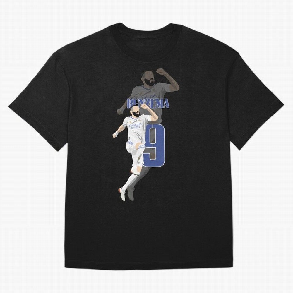 Karim Benzema 9 Oversized T-Shirt Make Your Look Match Global Football Passion for FIFA World Cup 2026, Featuring Neymar, Haaland and Cristiano Ronaldo, England, Vintage Soccer Flavor, Modern Football Stars, National Flags and Final Night Emotion;
