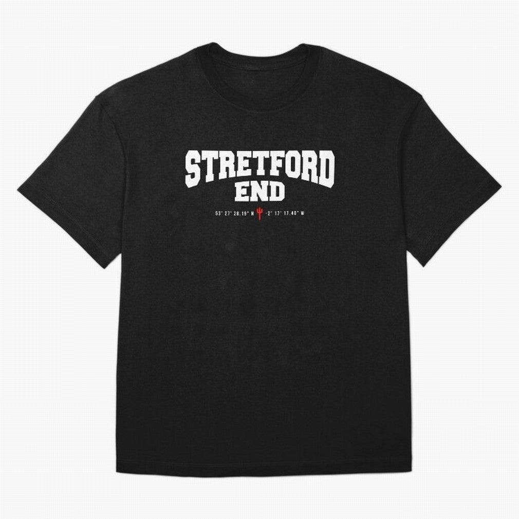 Stretford End - Manchester United Oversized T-Shirt Celebrate Soccer Greatness during Match Day Hype around FIFA World Cup 2026, CR7 and Messi, Portugal, Spain and Germany, Vintage Soccer Flavor, Modern Football Stars, National Flags and Final