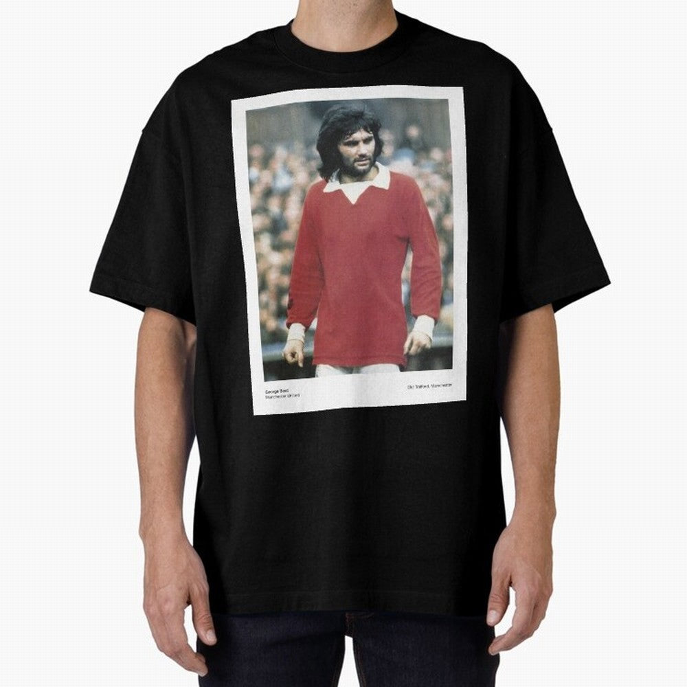 George Best - Manchester United Oversized T-Shirt Join the Countdown to the FIFA World Cup 2026 Journey through CR7 Highlights, Argentina and Brazil Pride, Vintage Soccer Flavor, Modern Football Stars, National Flags and Final Night Emotion;