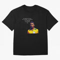 Pele Quote Oversized T-Shirt Support Iconic Players in FIFA World Cup 2026 Spirit, Built around Argentina, France and Brazil, Neymar, Haaland and Cristiano Ronaldo, Football Passion, Legendary Performances, Festival Vibes and Supporter Community;