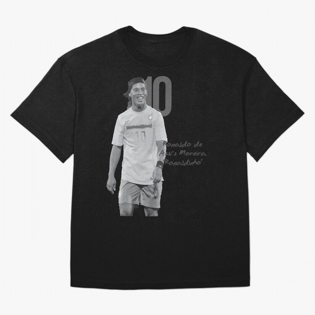 Ronaldo de Assis Moreira Ronaldinho Oversized T-Shirt Fuel Your Fan Pride for Global Football Passion for FIFA World Cup 2026 Group Stage, Featuring Haaland, Portugal, Champion Mindset, Group Stage Buzz, Knockout Tension and Passionate Fan Culture;