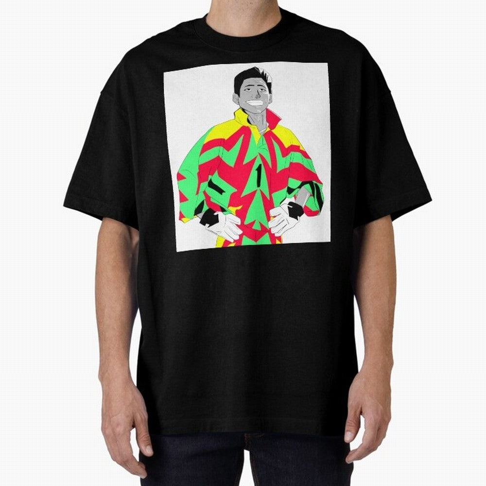 Jorge Campos the legend of soccer football in goal keeper Oversized T-Shirt Celebrate Soccer Greatness during FIFA World Cup 2026 Group Stage Highlighting Messi, Neymar and Mbappe, England and Germany Energy, Fan Favorite Moments, National Team