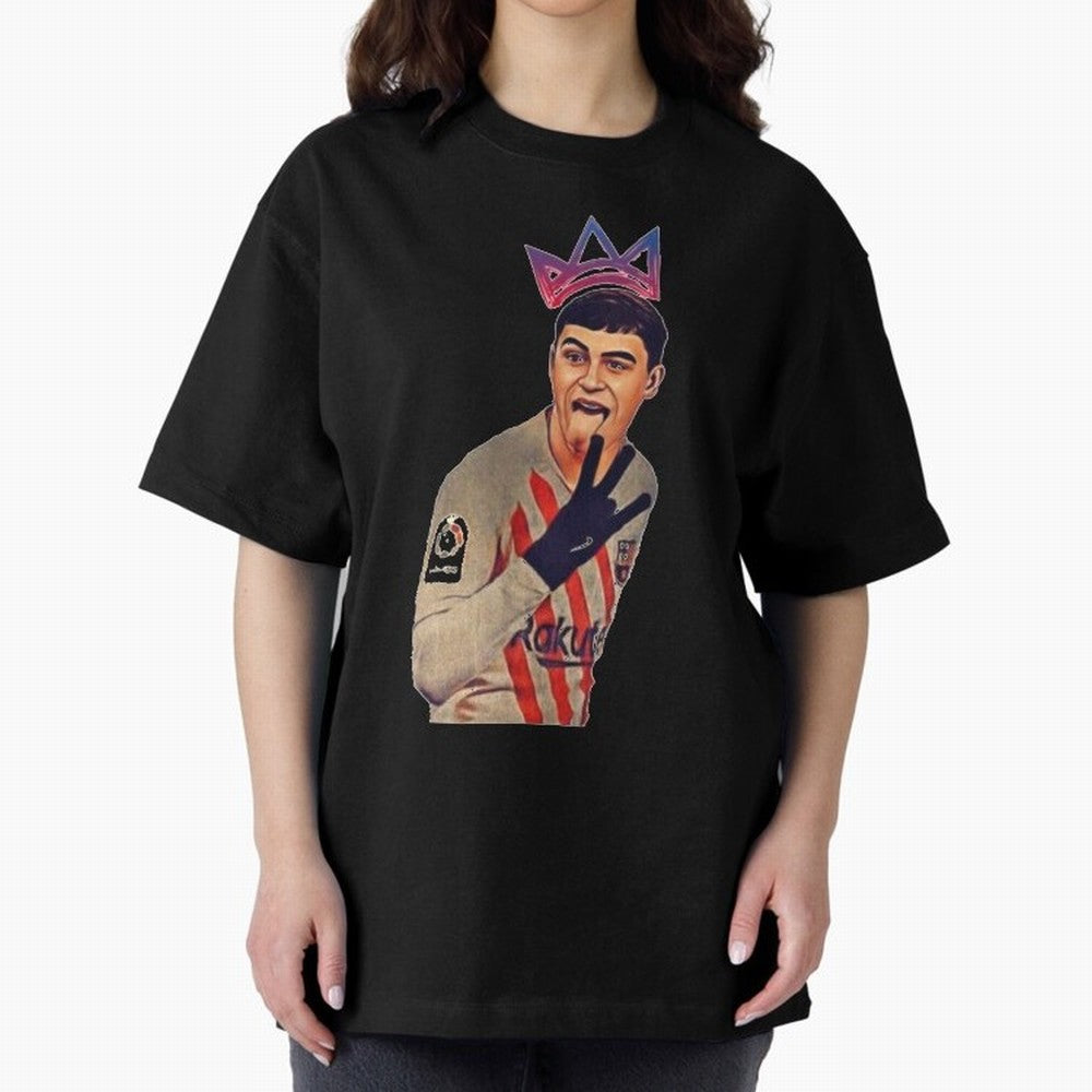 PEDRI Oversized T-Shirt Join Supporters Worldwide for Match Day Hype around FIFA World Cup 2026 Group Stage, Cristiano Ronaldo, Haaland and CR7, Argentina, France and Brazil, Goal Celebration Energy, Supporter Heritage, Football Icons and Worldwide