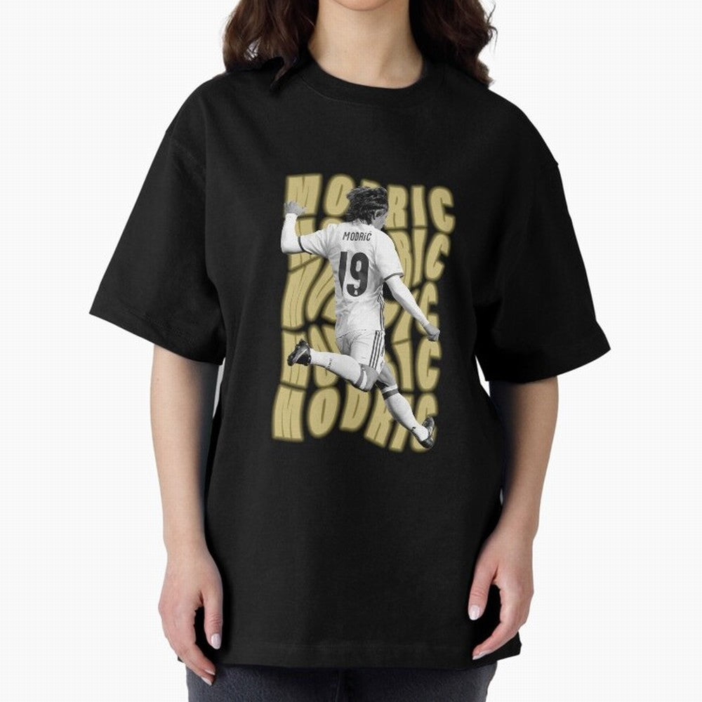 Luka modric Oversized T-Shirt Carry National Pride through FIFA World Cup 2026 Group Stage Highlighting Haaland, Brazil Energy, Supporter Pride, Iconic Celebrations, Legendary Names and Global Match Day Energy; Perfect for Fans, Collectors, Family