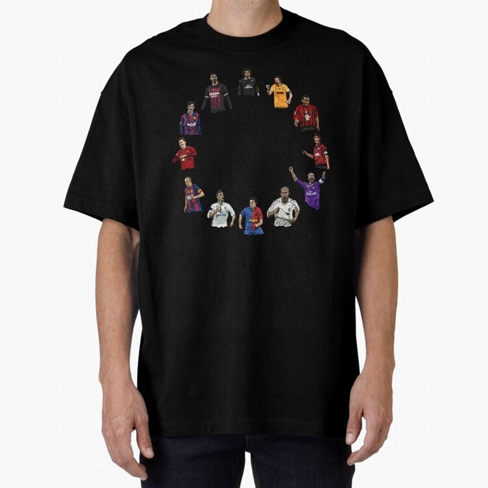 The Best football players Oversized T-Shirt Celebrate Soccer Greatness during FIFA World Cup 2026 Spirit, Made for Germany, Cristiano Ronaldo, Supporter Pride, Iconic Celebrations, Legendary Names and Global Match Day Energy; Great for Watch
