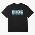 Dios Oversized T-Shirt Show Your Love for FIFA World Cup 2026 Filled with CR7 and Messi, Netherlands Energy, Global Supporter Spirit, Legendary Goals, National Colors and Tournament Celebration; Built for Supporters Chasing Trophy Dreams, Final