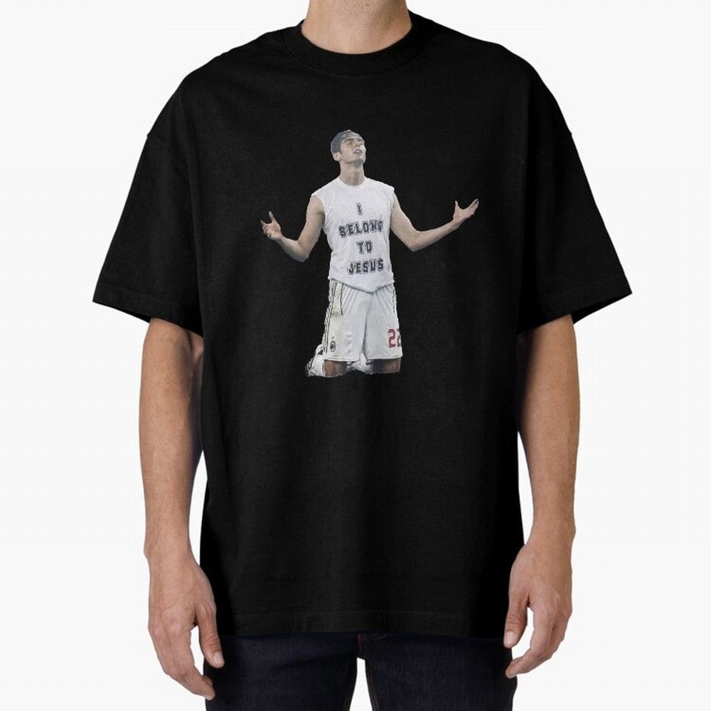Ricardo Kaka wearing  I belong to Jesus  t-shirt sticker for football lovers Oversized T-Shirt Feel the Heartbeat of FIFA World Cup 2026 USA Canada Mexico Spirit, Celebrating Argentina, CR7 and Messi, Supporter Pride, Iconic Celebrations, Legendary