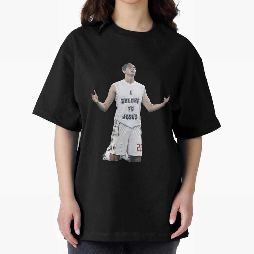 Ricardo Kaka wearing  I belong to Jesus  t-shirt sticker for football lovers Oversized T-Shirt Feel the Heartbeat of FIFA World Cup 2026 USA Canada Mexico Spirit, Celebrating Argentina, CR7 and Messi, Supporter Pride, Iconic Celebrations, Legendary