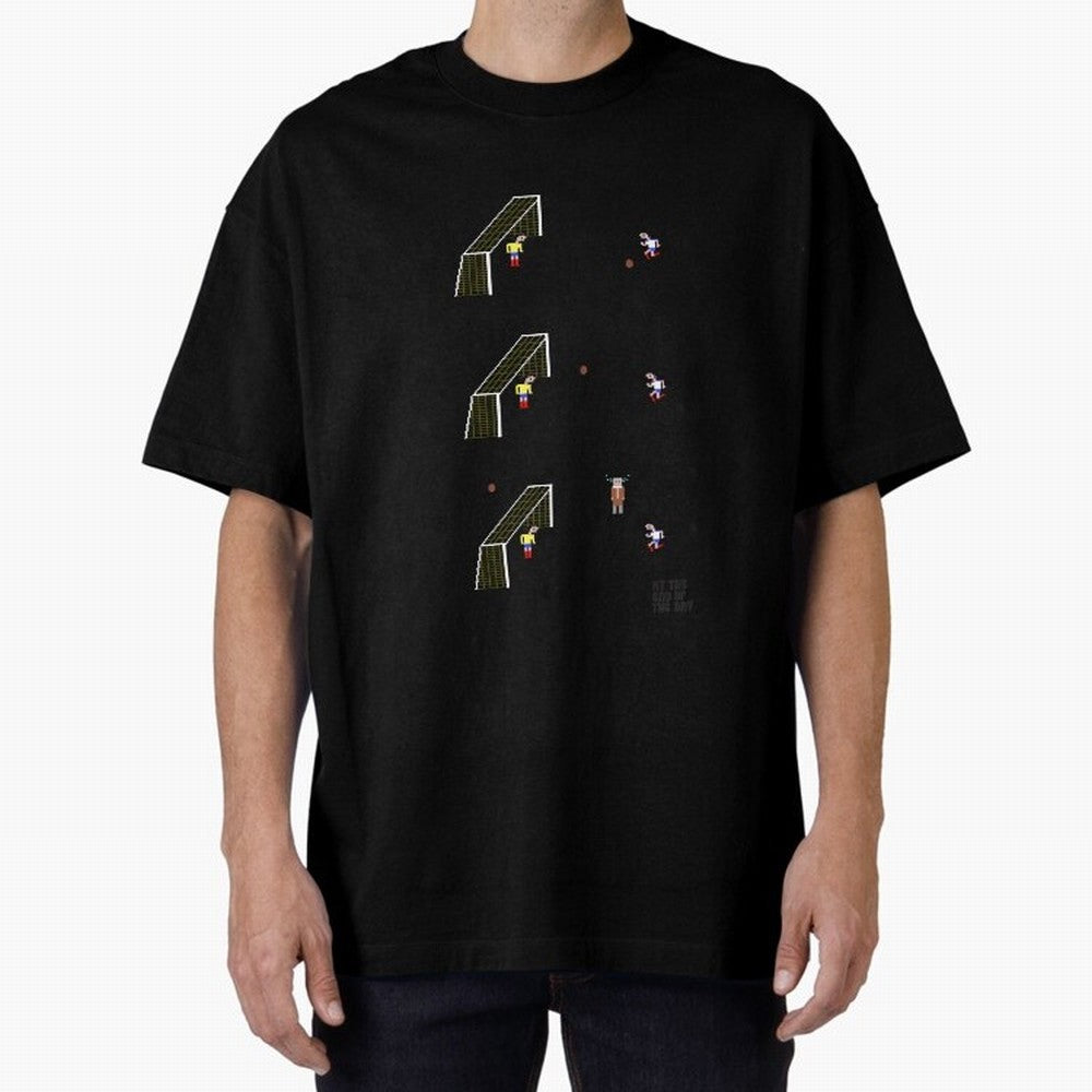 Penalty miss Oversized T-Shirt Capture FIFA World Cup 2026 Group Stage Centered on Cristiano Ronaldo, England and Germany Energy, Fan Favorite Moments, National Team Passion, Big Match Drama and Soccer History; Ideal for Fans Who Follow Messi,