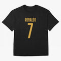 Christiano Ronaldo Portugal Jersey 2023 Oversized T-Shirt Bring Match Day Fire to the FIFA World Cup 2026 Journey through Mbappe and Neymar Highlights, Argentina, France and Brazil Pride, Stadium Memories, Football Loyalty, International Chants and