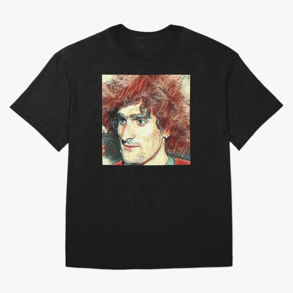 Marouane Fellaini Oversized T-Shirt Live the Energy of Match Day Hype around FIFA World Cup 2026, Mbappe, France, Global Supporter Spirit, Legendary Goals, National Colors and Tournament Celebration; Great for Watch Parties, Sports Bars, Family