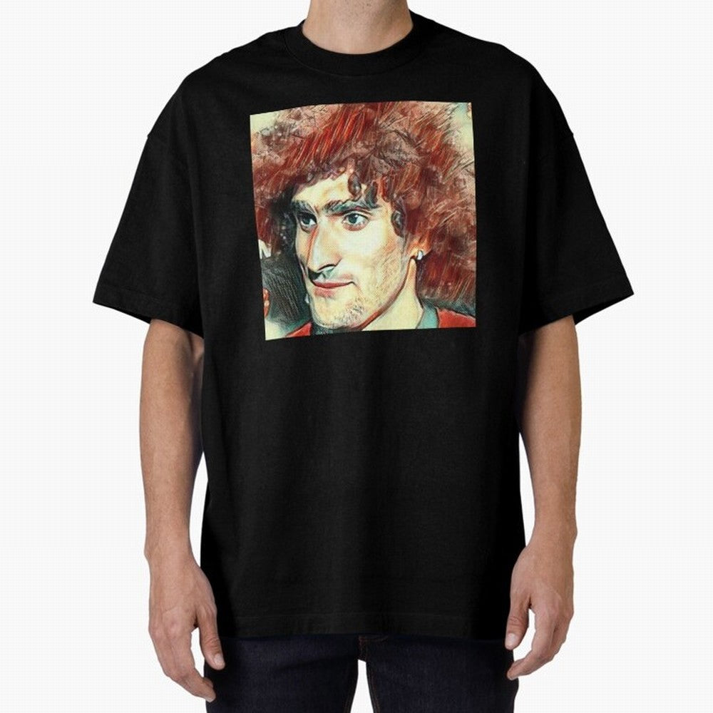 Marouane Fellaini Oversized T-Shirt Live the Energy of Match Day Hype around FIFA World Cup 2026, Mbappe, France, Global Supporter Spirit, Legendary Goals, National Colors and Tournament Celebration; Great for Watch Parties, Sports Bars, Family