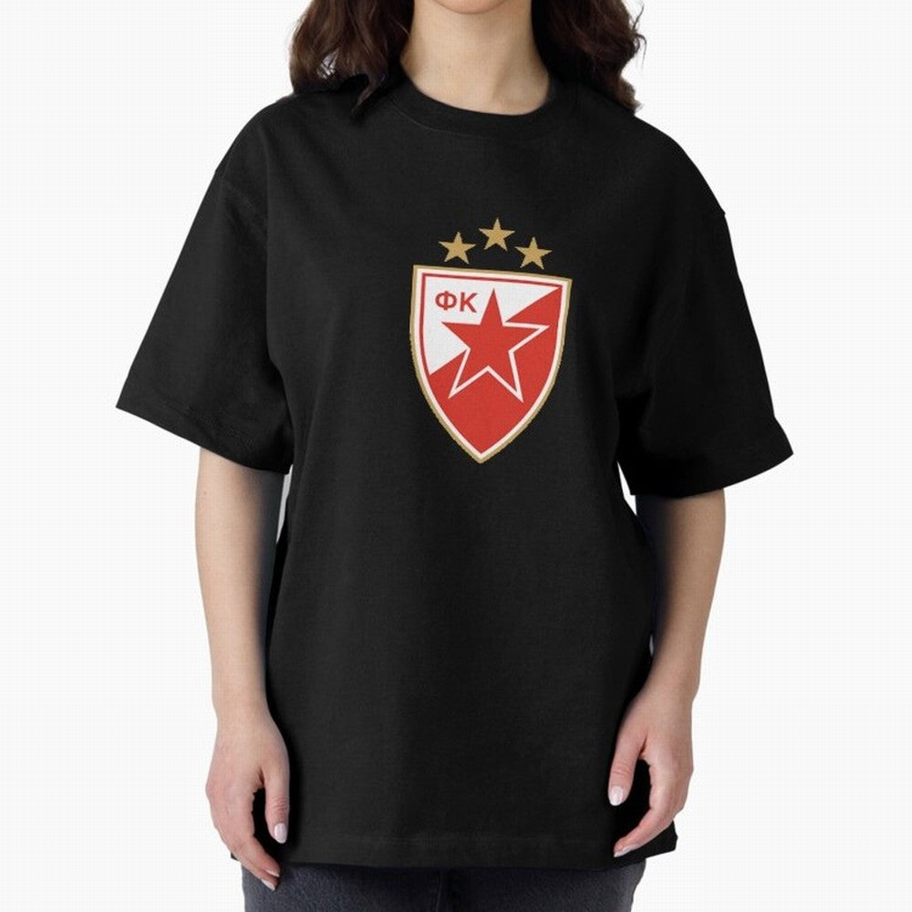 red star Oversized T-Shirt Get Ready for FIFA World Cup 2026 Group Stage for Fans of Mbappe and Neymar and England, France and Netherlands, Bringing Football History, Final Match Energy, Crowd Noise and Once in a Lifetime Moments; Ideal for