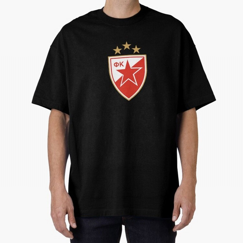 red star Oversized T-Shirt Get Ready for FIFA World Cup 2026 Group Stage for Fans of Mbappe and Neymar and England, France and Netherlands, Bringing Football History, Final Match Energy, Crowd Noise and Once in a Lifetime Moments; Ideal for