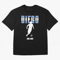 Diego 1960-2020 Oversized T-Shirt Turn Every Weekend Toward FIFA World Cup 2026 Group Stage Filled with CR7, Portugal, Spain and Germany Energy, Champion Mindset, Group Stage Buzz, Knockout Tension and Passionate Fan Culture; Perfect for Fans,