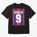 Barcelona Vintage Shirt 1995 Ronaldo 9 Oversized T-Shirt Celebrate the Stars of Global Football Passion for FIFA World Cup 2026 USA Canada Mexico, Inspired by Haaland, Spain, Vintage Soccer Flavor, Modern Football Stars, National Flags and Final