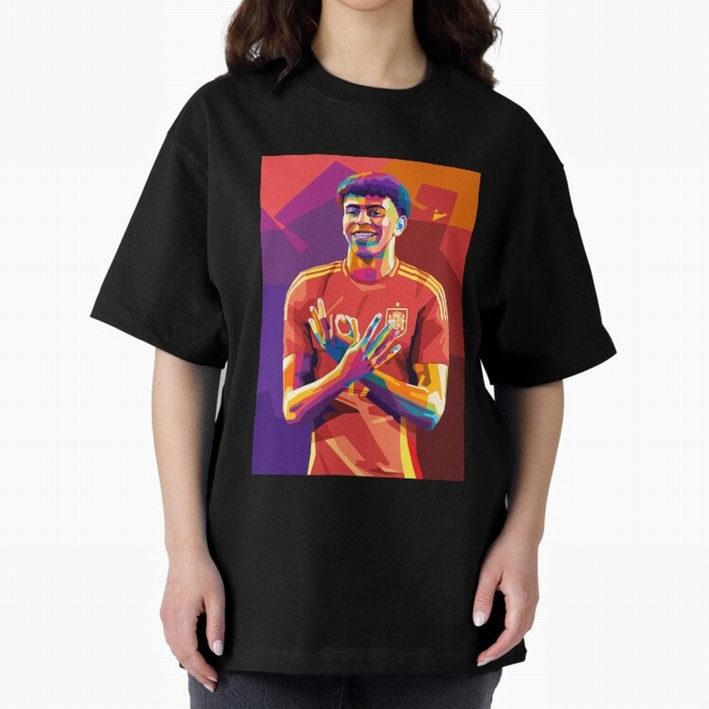 Lamine Yamal Spain Oversized T-Shirt Celebrate the Next Chapter of the FIFA World Cup 2026 Journey through Messi Highlights, Argentina and Brazil Pride, Football History, Final Match Energy, Crowd Noise and Once in a Lifetime Moments; Ideal for