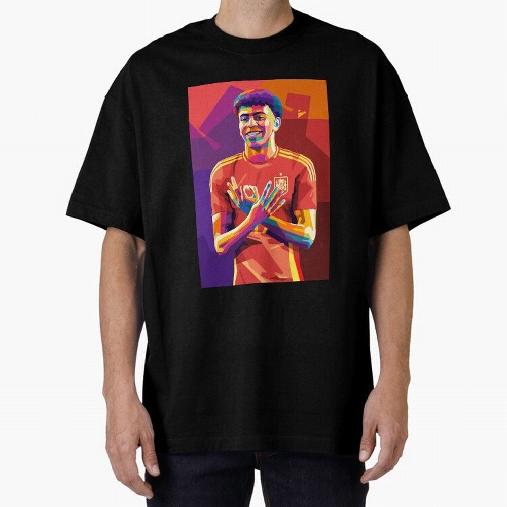 Lamine Yamal Spain Oversized T-Shirt Celebrate the Next Chapter of the FIFA World Cup 2026 Journey through Messi Highlights, Argentina and Brazil Pride, Football History, Final Match Energy, Crowd Noise and Once in a Lifetime Moments; Ideal for