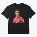 Ronaldo @AmazinProDesign Oversized T-Shirt Step into the FIFA World Cup 2026 Group Stage Journey through CR7 Highlights, England Pride, Championship Spirit, Famous Goals, Roaring Crowds and International Football Unity; Ideal for Fans Who Follow