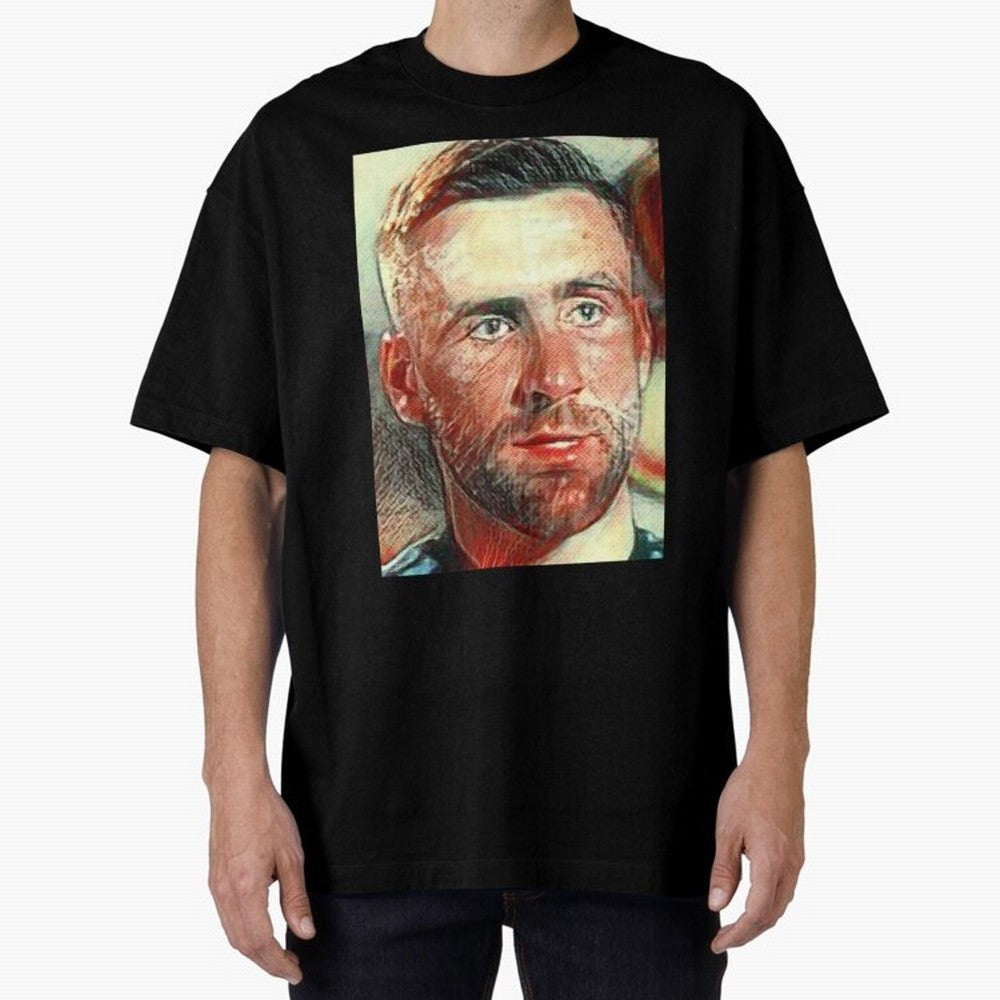 Luke Shaw Oversized T-Shirt Show Fan Pride Across Match Day Hype around FIFA World Cup 2026 USA Canada Mexico, Cristiano Ronaldo, Haaland and CR7, Portugal, Supporter Pride, Iconic Celebrations, Legendary Names and Global Match Day Energy; Perfect