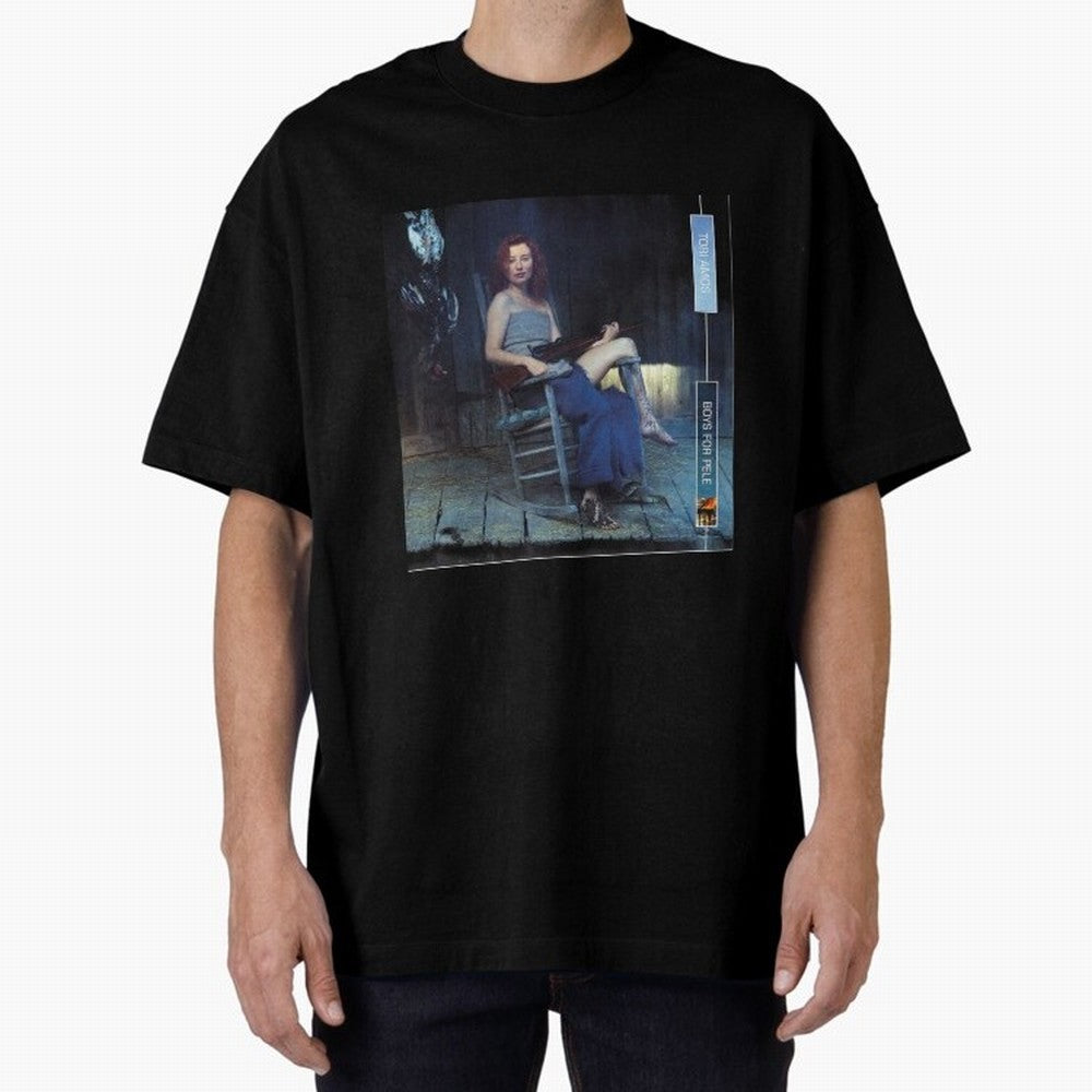 Tori Amos Boys For Pele Album Promo Art Retro Print Oversized T-Shirt Represent Fans Who Live for the FIFA World Cup 2026 USA Canada Mexico Journey through Mbappe Highlights, Netherlands Pride, Stadium Memories, Football Loyalty, International