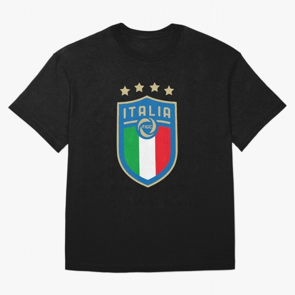 Italy Emblem Oversized T-Shirt Celebrate Rivalries and Pride in Match Day Hype around FIFA World Cup 2026, Messi, CR7 and Mbappe, Portugal, Spain and Germany, Stadium Memories, Football Loyalty, International Chants and Championship Tradition;