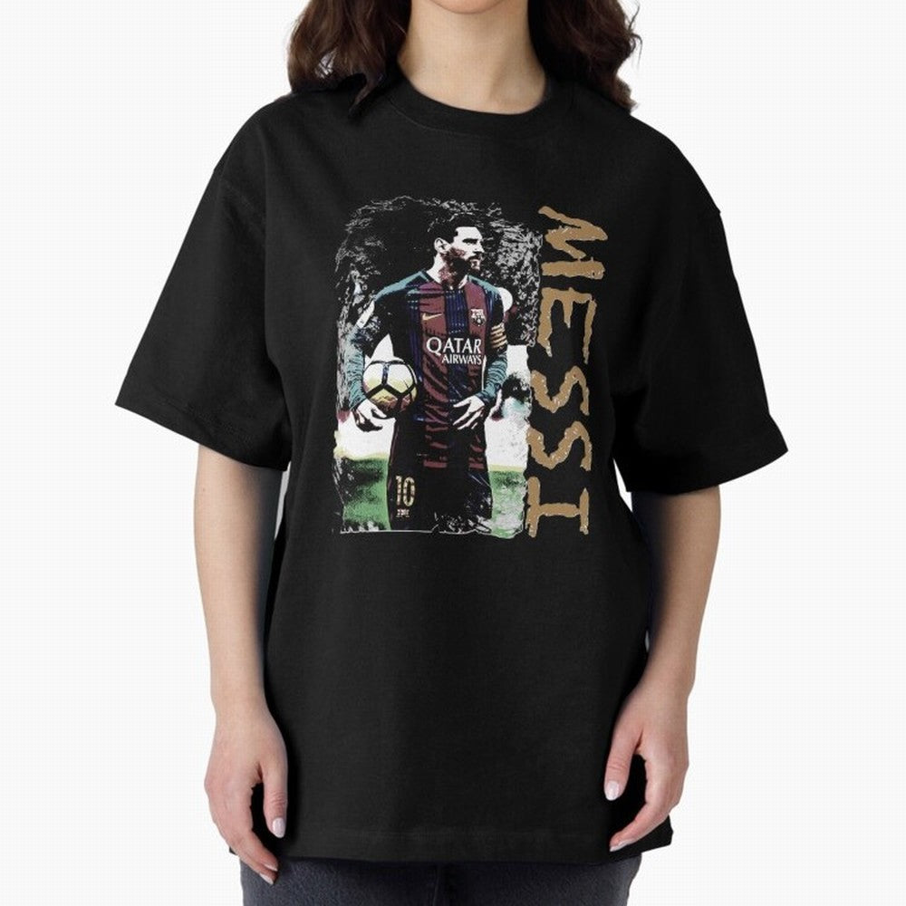 messi 10 Lionel messi FC Barcelona Oversized T-Shirt Stand with the FIFA World Cup 2026 Group Stage Journey through Cristiano Ronaldo Highlights, Argentina Pride, Sports Nostalgia, International Competition, Famous Players and Unforgettable