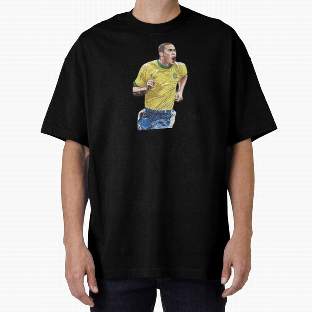 Ronaldo Oversized T-Shirt Represent the Passion of Match Day Hype around FIFA World Cup 2026, Haaland and Mbappe, Argentina, France and Brazil, Soccer Culture, Superstar Moments, National Team Dreams and Competitive Fire; Made for Die Hard