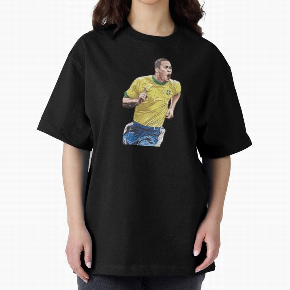 Ronaldo Oversized T-Shirt Represent the Passion of Match Day Hype around FIFA World Cup 2026, Haaland and Mbappe, Argentina, France and Brazil, Soccer Culture, Superstar Moments, National Team Dreams and Competitive Fire; Made for Die Hard