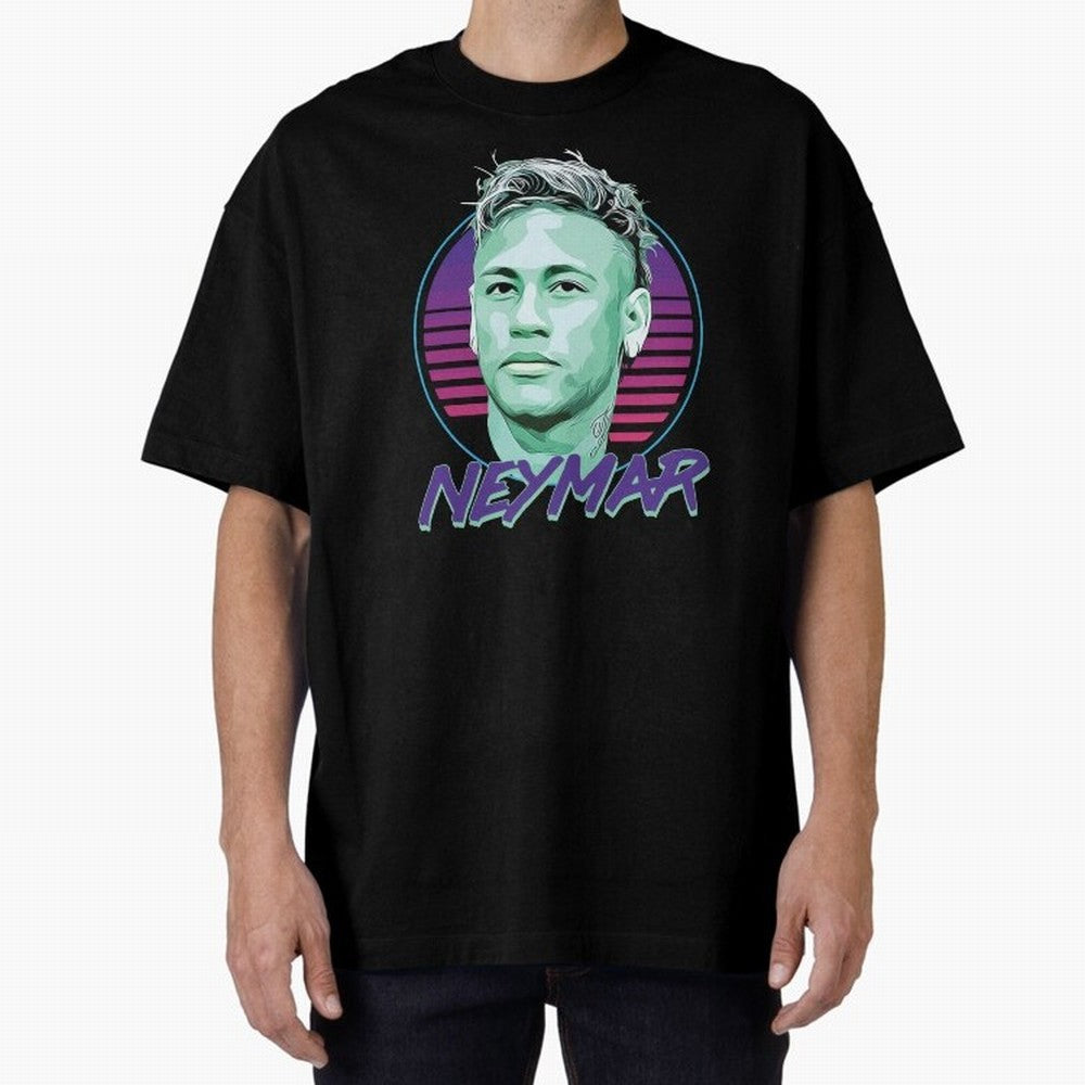 Neymar JR Oversized T-Shirt Experience the Global Stage of Match Day Hype around FIFA World Cup 2026, Neymar, Haaland and Cristiano Ronaldo, Spain and Netherlands, Global Supporter Spirit, Legendary Goals, National Colors and Tournament