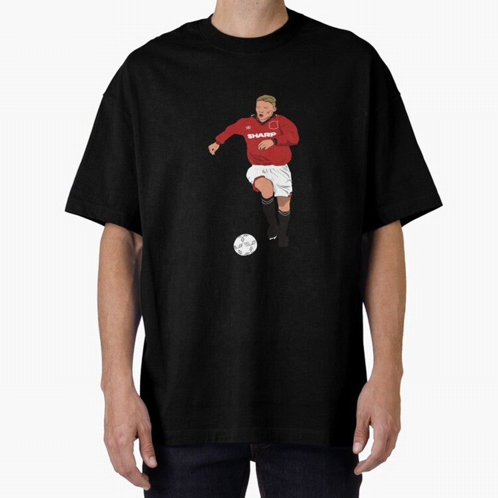 Scott McTominay 95_96 Kit Oversized T-Shirt Fuel the Hype around Global Football Passion for FIFA World Cup 2026 USA Canada Mexico, Filled with Haaland and Mbappe, Brazil, Portugal and Argentina, Sports Nostalgia, International Competition, Famous