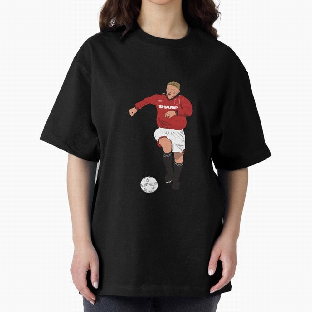 Scott McTominay 95_96 Kit Oversized T-Shirt Fuel the Hype around Global Football Passion for FIFA World Cup 2026 USA Canada Mexico, Filled with Haaland and Mbappe, Brazil, Portugal and Argentina, Sports Nostalgia, International Competition, Famous