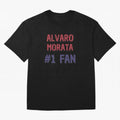 Alvaro Morata - #1 Fan Oversized T-Shirt Turn Football Passion into FIFA World Cup 2026 USA Canada Mexico for Fans of Messi, CR7 and Mbappe and France and Portugal, Bringing Championship Spirit, Famous Goals, Roaring Crowds and International