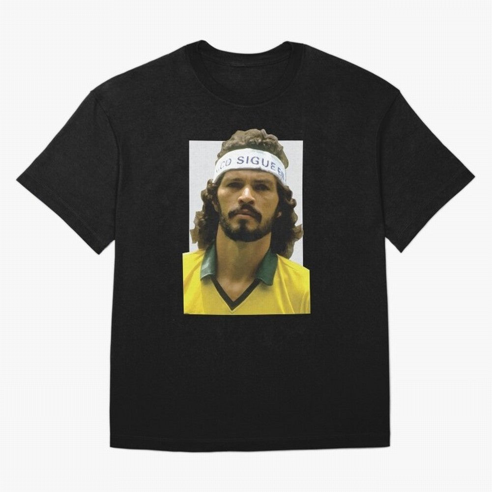 Scrates Football legend Oversized T-Shirt Honor the Beautiful Game during FIFA World Cup 2026 USA Canada Mexico Spirit, Filled with Brazil, Portugal and Argentina, Haaland, Retro Football Energy, Iconic Rivalries, Trophy Chase Drama and Stadium