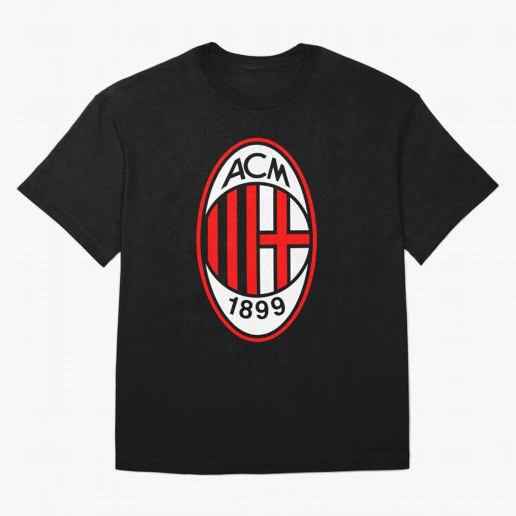 AC Milan Classic . Oversized T-Shirt Celebrate Soccer Greatness during FIFA World Cup 2026 Group Stage for Fans of Haaland and France and Portugal, Bringing Sports Nostalgia, International Competition, Famous Players and Unforgettable Victories;