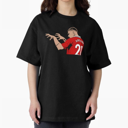 Antony Oversized T-Shirt Elevate Global Football Passion for FIFA World Cup 2026 USA Canada Mexico, with Mbappe, France and Portugal, Classic Soccer Heritage, Championship Pressure, Fan Loyalty and International Pride; Ideal for Football Dads,