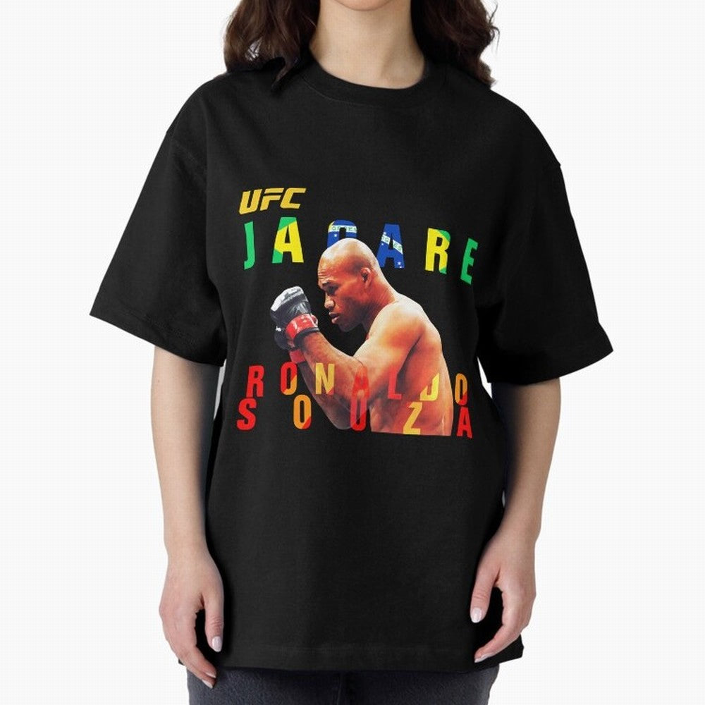 Ronaldo Jacare Souza MMA UFC 256 Oversized T-Shirt Celebrate Global Passion for Match Day Hype around FIFA World Cup 2026 Group Stage, Neymar, England and Germany, Football Passion, Legendary Performances, Festival Vibes and Supporter Community;