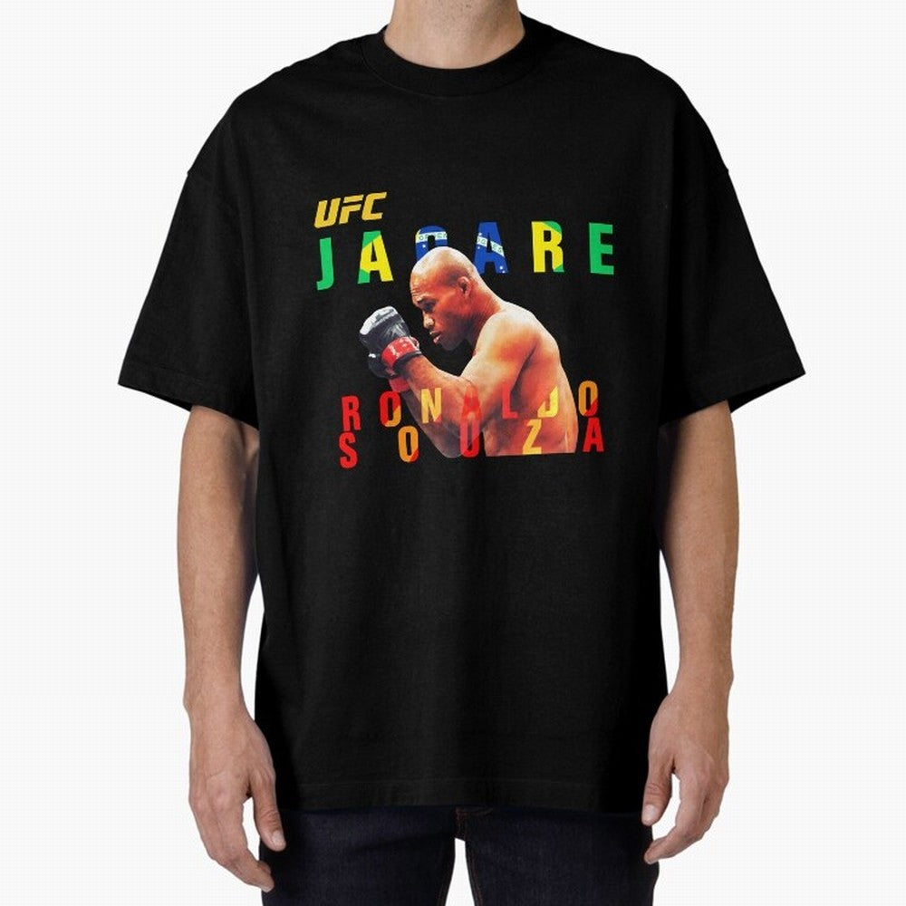 Ronaldo Jacare Souza MMA UFC 256 Oversized T-Shirt Celebrate Global Passion for Match Day Hype around FIFA World Cup 2026 Group Stage, Neymar, England and Germany, Football Passion, Legendary Performances, Festival Vibes and Supporter Community;