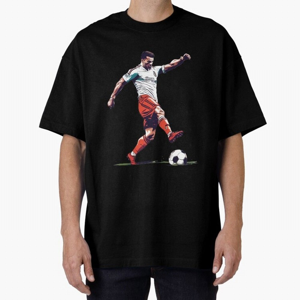England Soccer Oversized T-Shirt Turn Up for the FIFA World Cup 2026 USA Canada Mexico Journey through Messi and Cristiano Ronaldo Highlights, France and Portugal Pride, Football Passion, Legendary Performances, Festival Vibes and Supporter