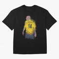 Thierry Henry Arsenal Illustration Oversized T-Shirt Celebrate Football Dreams Across FIFA World Cup 2026 Group Stage Celebrating Cristiano Ronaldo, Haaland and CR7, Portugal, Spain and Germany Energy, Retro Football Energy, Iconic Rivalries,