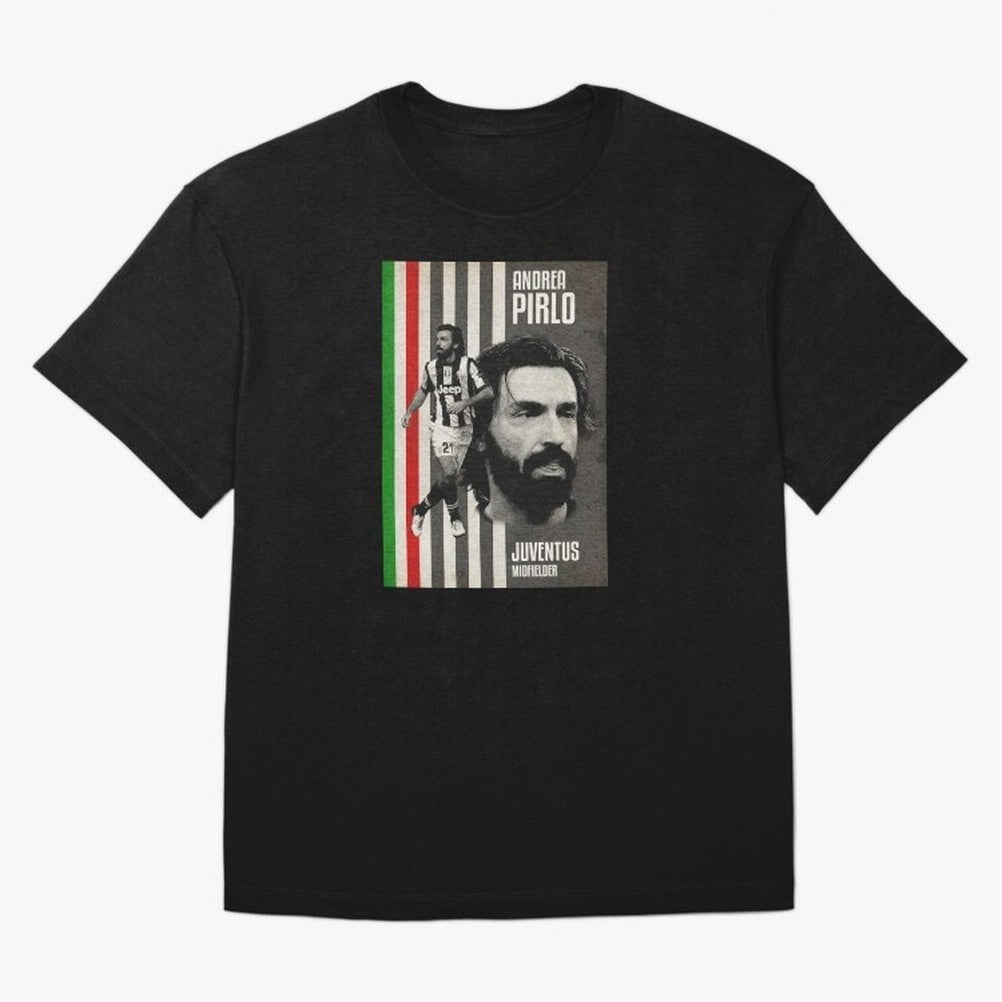 andrea pirlo juventus midfielder Oversized T-Shirt Honor Football Greatness during FIFA World Cup 2026 USA Canada Mexico Connected to Messi and Cristiano Ronaldo, Spain and Netherlands Energy, Football Festival Excitement, Trophy Ambitions, Country