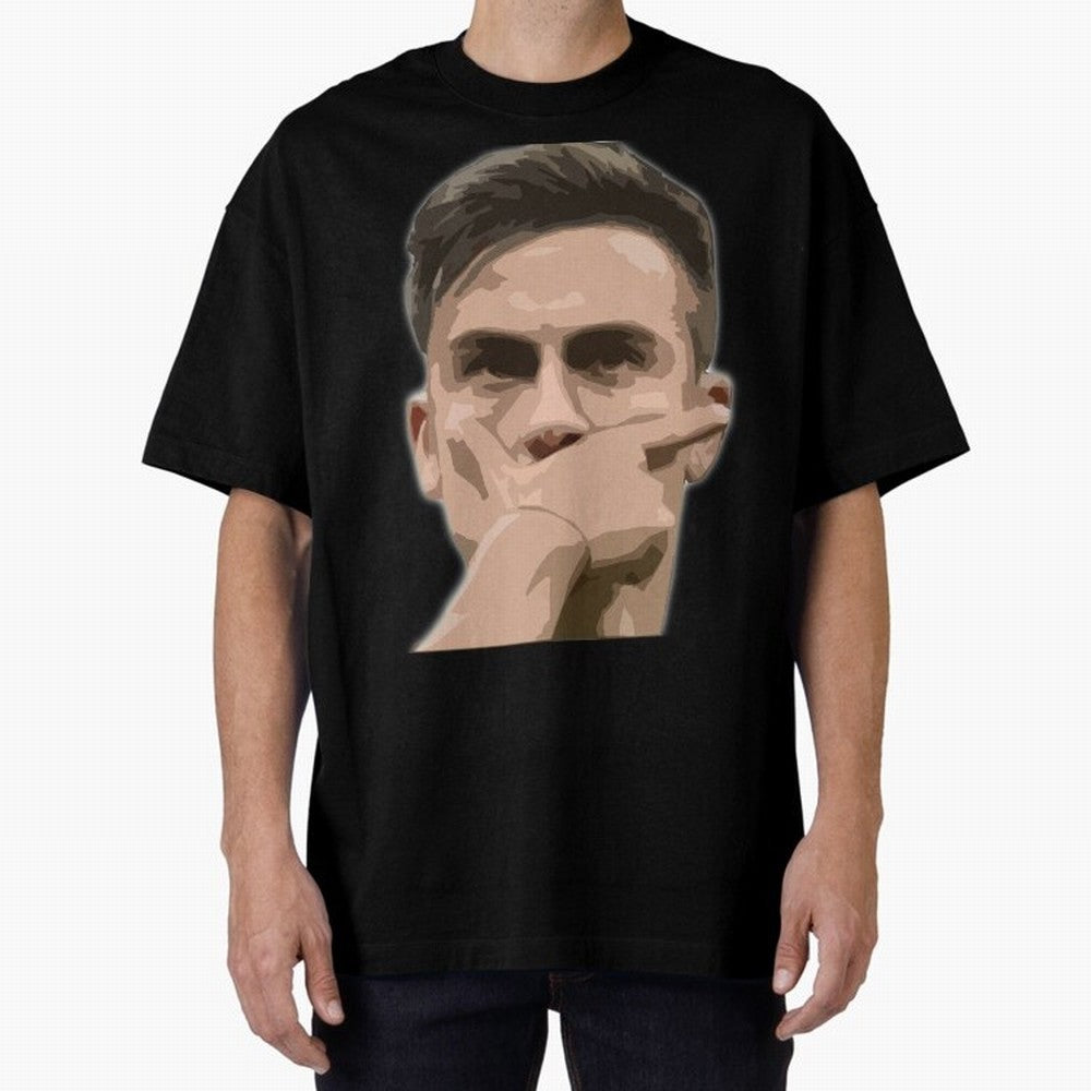Dybala Oversized T-Shirt Spotlight FIFA World Cup 2026 for Fans of Messi, CR7 and Mbappe and Portugal, Bringing Global Supporter Spirit, Legendary Goals, National Colors and Tournament Celebration; Perfect for People Who Love Argentina, Brazil,
