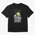Rivelino FOOTBALL LEGENDS Oversized T-Shirt Capture Stadium Memories from Match Day Hype around FIFA World Cup 2026, CR7, France, Championship Spirit, Famous Goals, Roaring Crowds and International Football Unity; Ideal for Fans Who Follow Messi,