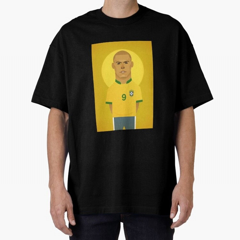 Brazilian Football Player from Milano Oversized T-Shirt Carry the Colors and Pride of FIFA World Cup 2026 Group Stage Spirit, Inspired by Portugal, Messi, CR7 and Mbappe, Classic Soccer Heritage, Championship Pressure, Fan Loyalty and International