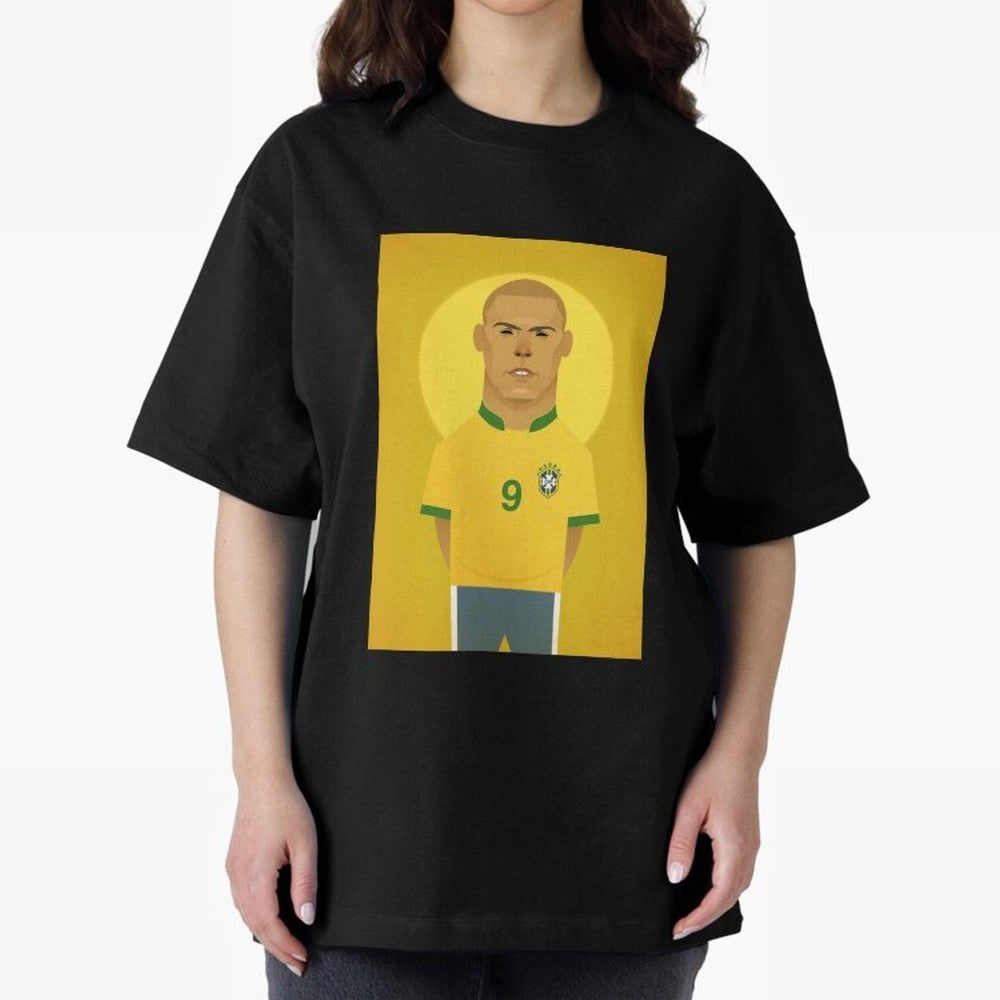 Brazilian Football Player from Milano Oversized T-Shirt Carry the Colors and Pride of FIFA World Cup 2026 Group Stage Spirit, Inspired by Portugal, Messi, CR7 and Mbappe, Classic Soccer Heritage, Championship Pressure, Fan Loyalty and International