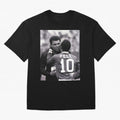 The Boxing Legend Meet The Football Legend Poster Oversized T-Shirt Remember Match Day Hype around FIFA World Cup 2026 Group Stage, Messi, Neymar and Mbappe, Netherlands, Match Day Excitement, Supporter Culture, Golden Goals and Global Football