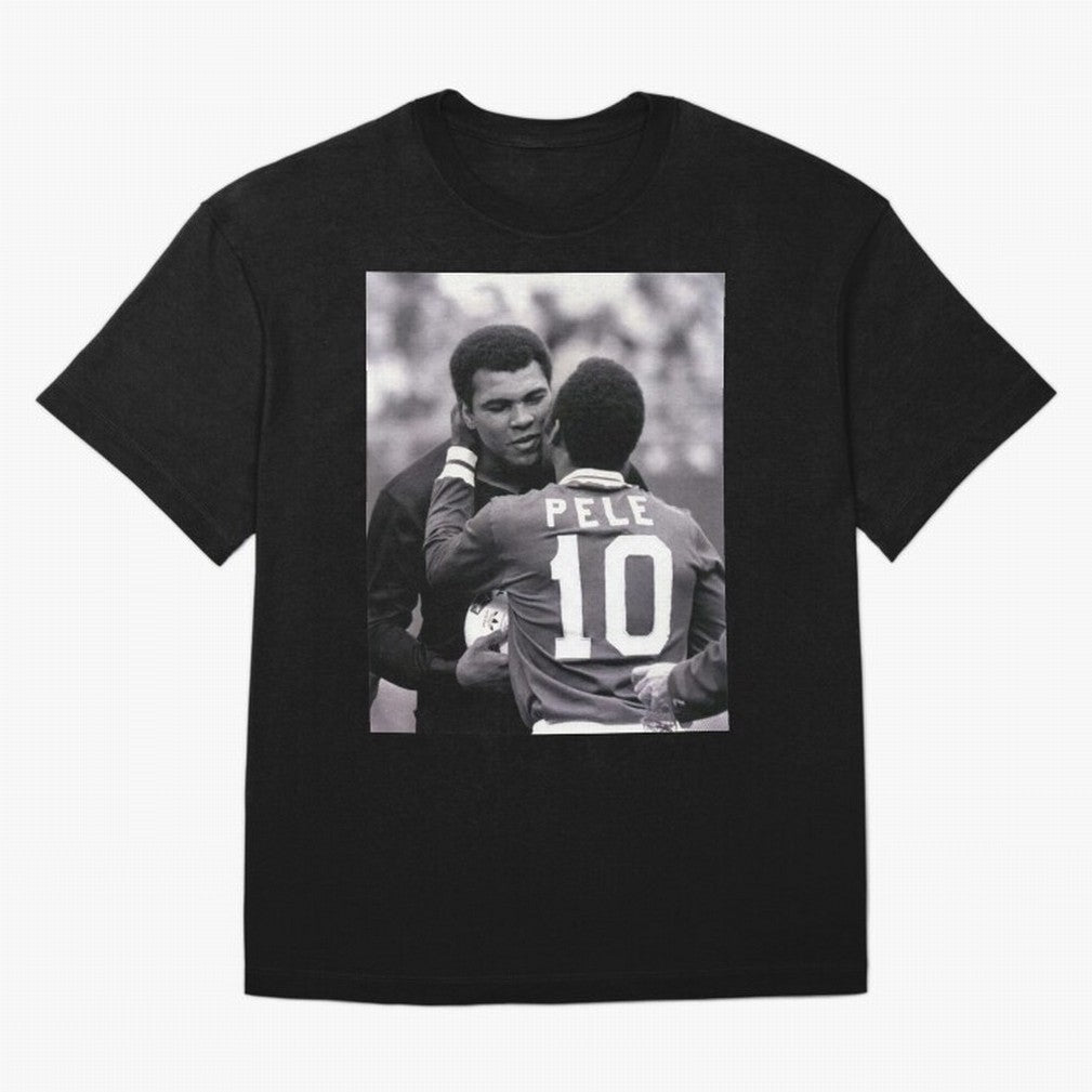 The Boxing Legend Meet The Football Legend Poster Oversized T-Shirt Remember Match Day Hype around FIFA World Cup 2026 Group Stage, Messi, Neymar and Mbappe, Netherlands, Match Day Excitement, Supporter Culture, Golden Goals and Global Football