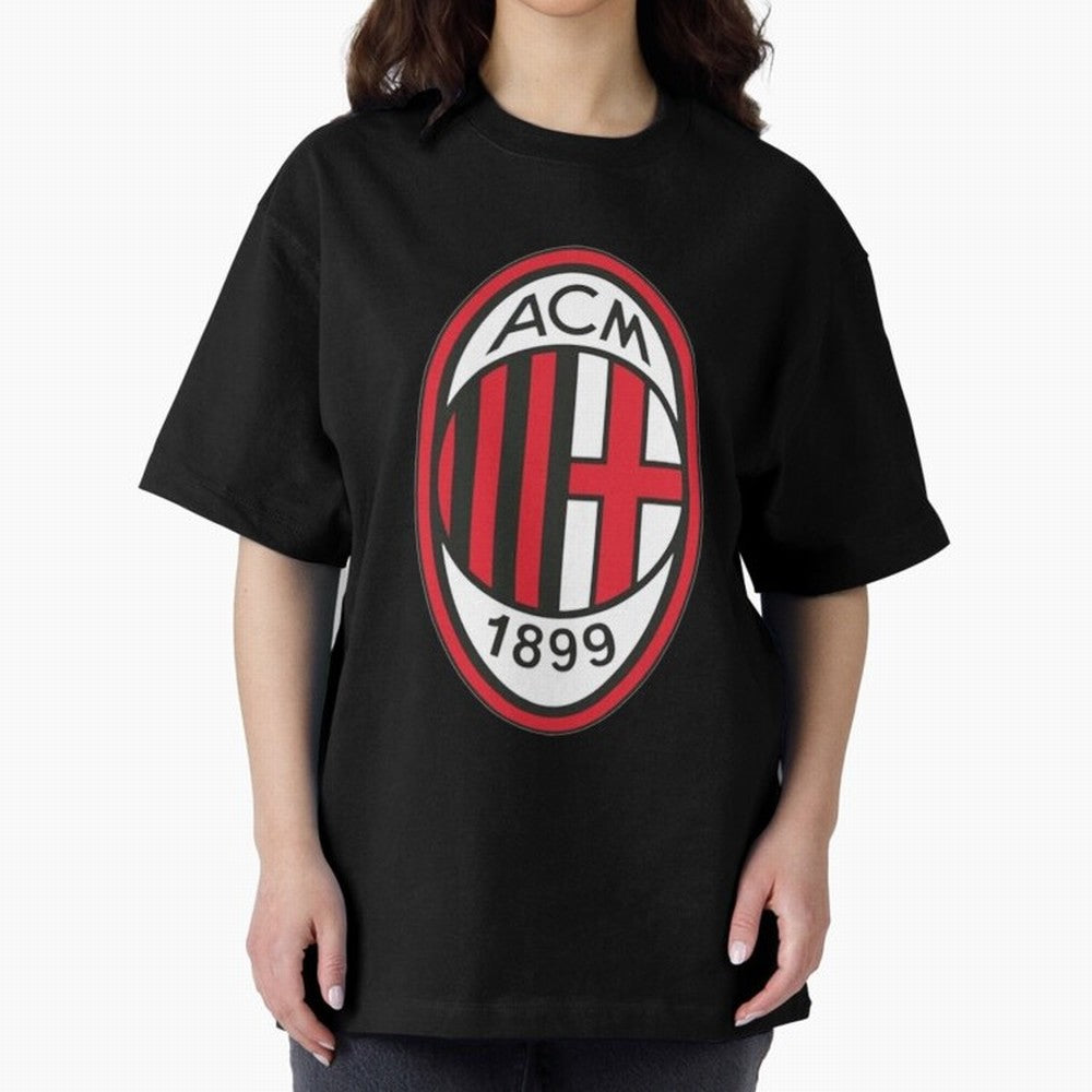 milan black n red Oversized T-Shirt Represent the Passion of the FIFA World Cup 2026 Group Stage Journey through Haaland and Mbappe Highlights, England and Germany Pride, Champion Mindset, Group Stage Buzz, Knockout Tension and Passionate Fan