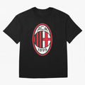 milan black n red Oversized T-Shirt Represent the Passion of the FIFA World Cup 2026 Group Stage Journey through Haaland and Mbappe Highlights, England and Germany Pride, Champion Mindset, Group Stage Buzz, Knockout Tension and Passionate Fan
